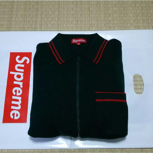 Supreme - にしやん様専用 SUPREME Zip Up Polo Sweater Mの通販 Supreme - にしやん様専用 SUPREME Zip Up Polo Sweater Mの通販