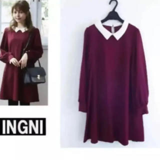 イング(INGNI)の新品★INGNIイング★衿付きAラインワンピース(ひざ丈ワンピース)