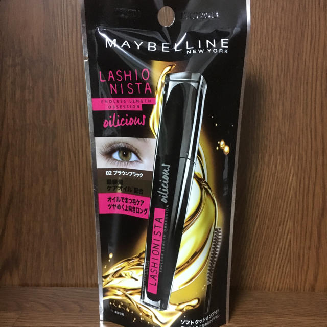 MAYBELLINE(メイベリン)のメイベリン ラッシュニスタ オイリシャス 02ブラウンブラック コスメ/美容のベースメイク/化粧品(マスカラ)の商品写真