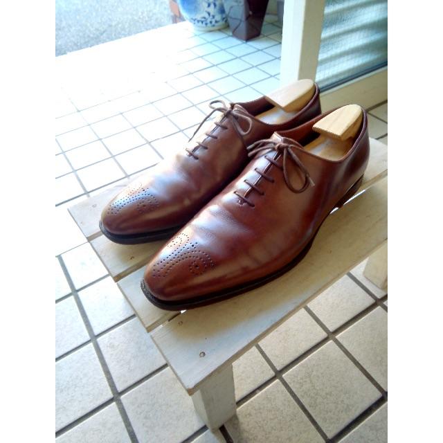 Crockett&Jones(クロケットアンドジョーンズ)の美品 クロケット＆ジョーンズ ウェイマウス ホールカット 9.5E メンズの靴/シューズ(ドレス/ビジネス)の商品写真