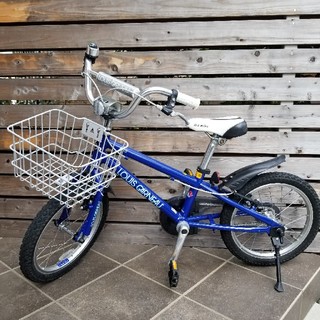 ルイガノ(LOUIS GARNEAU)のルイガノ　自転車　16インチ　青　ブルー(自転車本体)