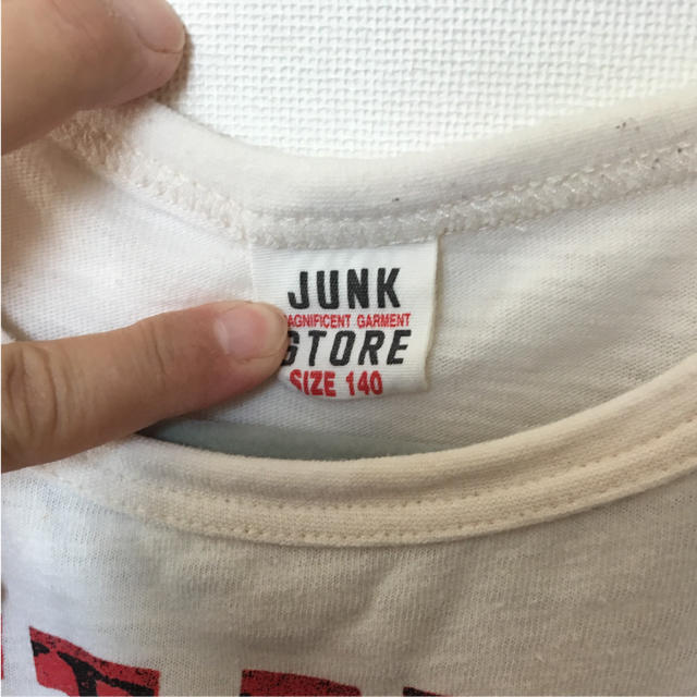 JUNK STORE(ジャンクストアー)のジャンクストア Tシャツ 140 キッズ/ベビー/マタニティのキッズ服男の子用(90cm~)(Tシャツ/カットソー)の商品写真