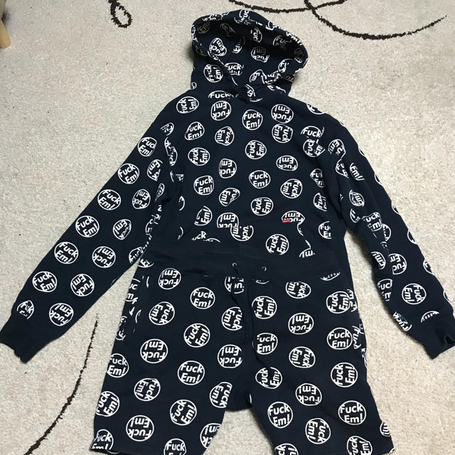 supreme Fuck Em Pullover 上下セット Lサイズネイビーメンズ - lisa