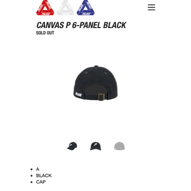 Supreme(シュプリーム)のPALACE SKATEBOARDS メンズの帽子(キャップ)の商品写真