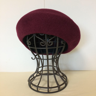 ベレー帽 ワインレッド 日本製 フラミンゴ バスクベレー (ハンチング/ベレー帽)