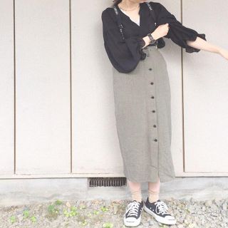 フィフス(fifth)のfifth store 黒ブラウス(シャツ/ブラウス(長袖/七分))