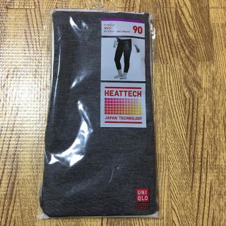 ユニクロ(UNIQLO)のヒートテック タイツ 90  ダークグレー(下着)