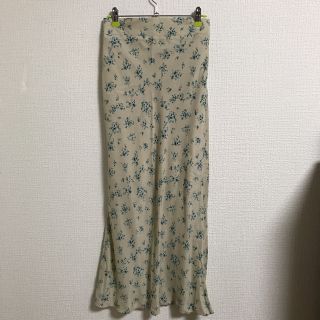 ディーホリック(dholic)のshop ponpon 花柄スカート 新品未使用(ロングスカート)