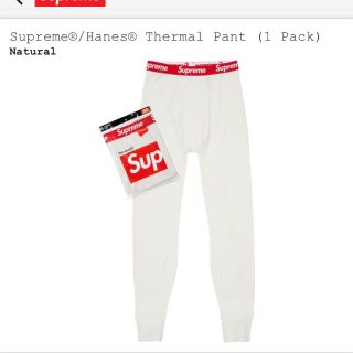 シュプリーム(Supreme)のsupreme Hanes Thermal Pant 新品(ソックス)