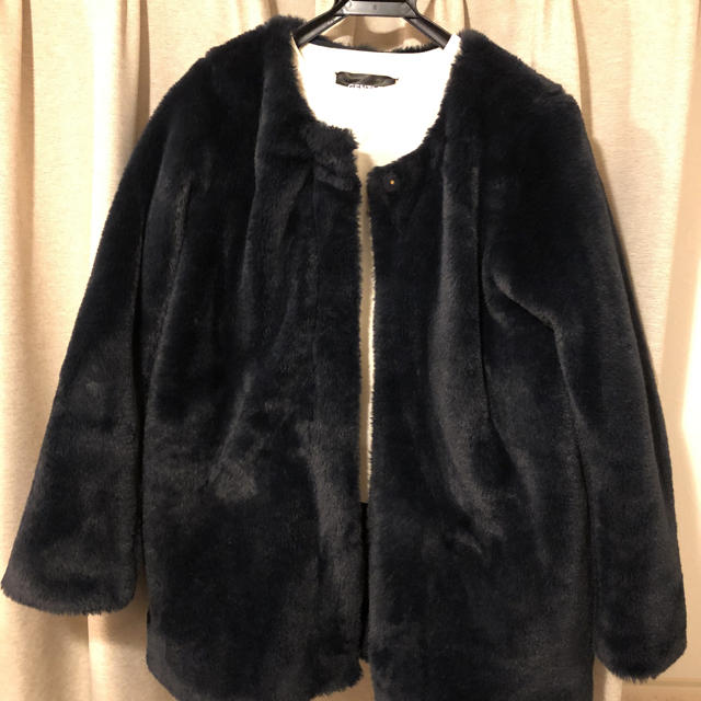 chocol raffine robe(ショコラフィネローブ)のフェイクファーコート レディースのジャケット/アウター(毛皮/ファーコート)の商品写真