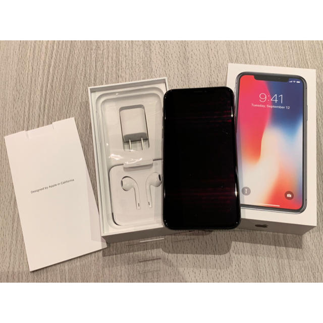 Apple - iPhoneX SpaceGray 256GB docomo SIMロック解除