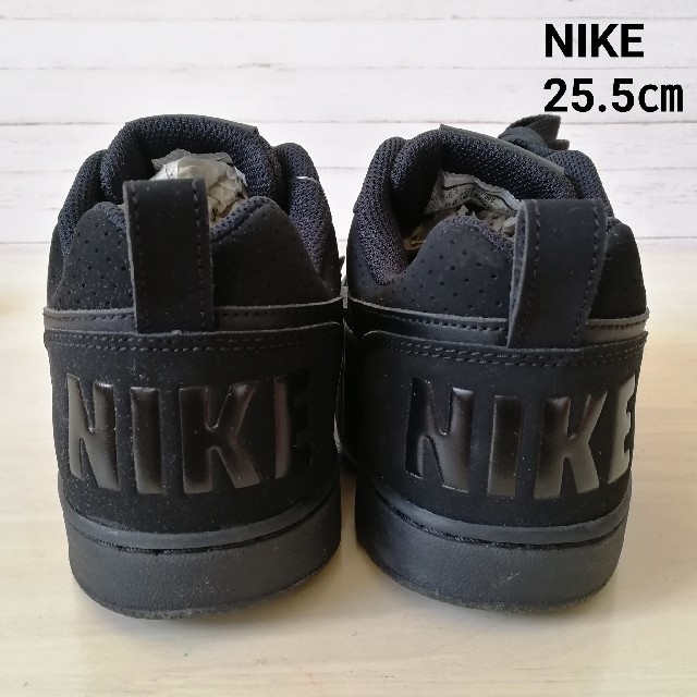 NIKE(ナイキ)のNIKE ナイキ 黒スニーカー COURT BOROUGH LOW SL レディースの靴/シューズ(スニーカー)の商品写真