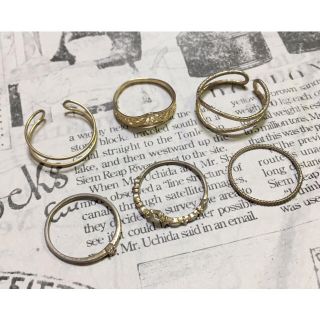 フラワー(flower)のvintage ring set 💍(リング(指輪))