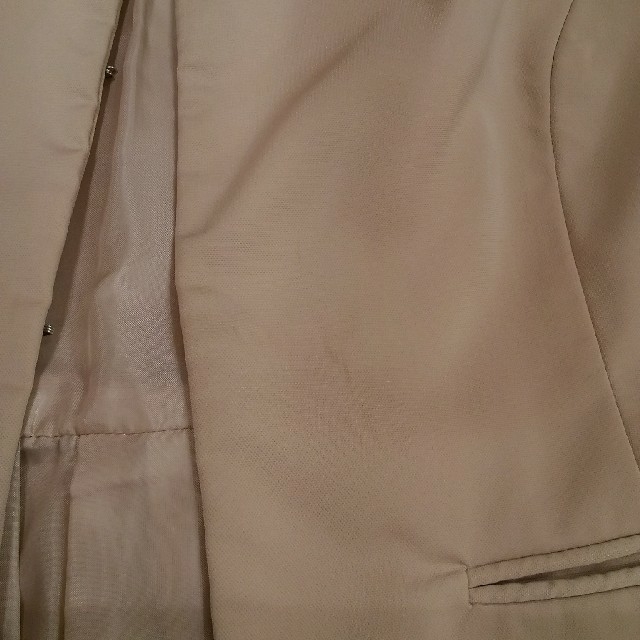 バックリボン七分袖ノーカラージャケット　RUIRUE レディースのジャケット/アウター(ノーカラージャケット)の商品写真