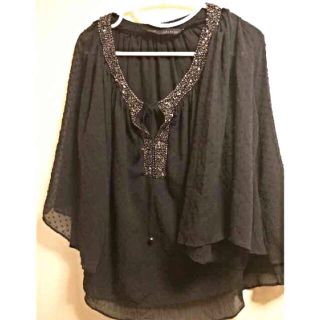 ザラ(ZARA)の【新品】ZARAシフォンチュニック(チュニック)