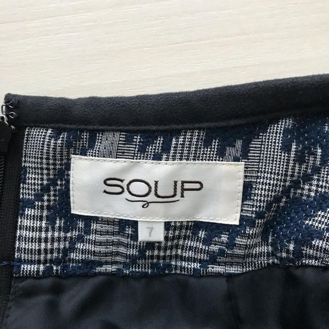 SOUP(スープ)のSOUP  千鳥スカート S レディースのスカート(ひざ丈スカート)の商品写真