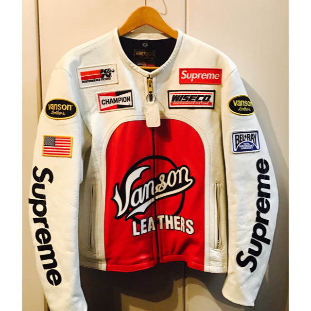 supreme vanson leather star jacket