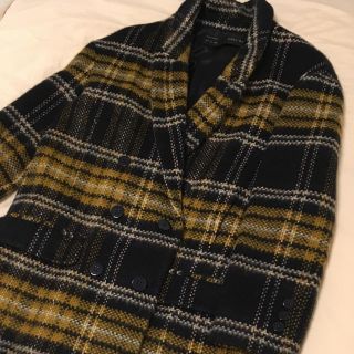 ザラ(ZARA)の【@様専用】ZARA チェックコート(チェスターコート)