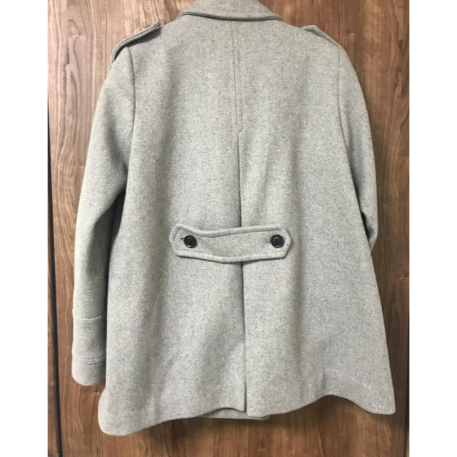 ZARA(ザラ)のマィマィ様専用＊ZARA（ザラ）Pコート ピーコート グレー レディースのジャケット/アウター(ピーコート)の商品写真