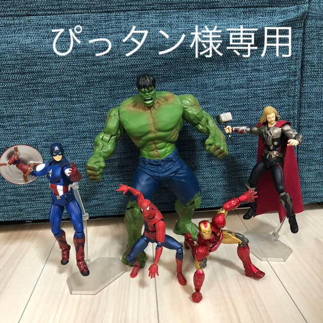 アベンジャーズ☆フィギュア☆5体セット☆キャプテンアメリカ☆マイティーソー