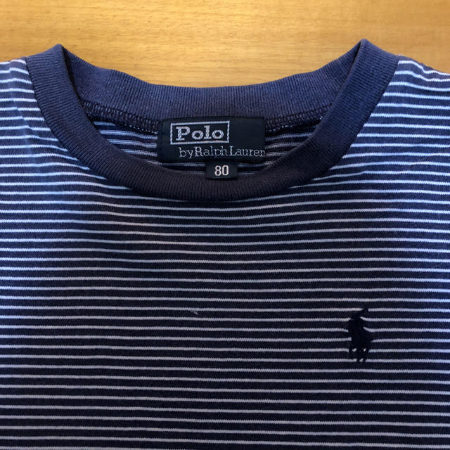 POLO RALPH LAUREN(ポロラルフローレン)のPOLO Ralph Lauren  ボーダーTシャツ  80 キッズ/ベビー/マタニティのベビー服(~85cm)(Ｔシャツ)の商品写真