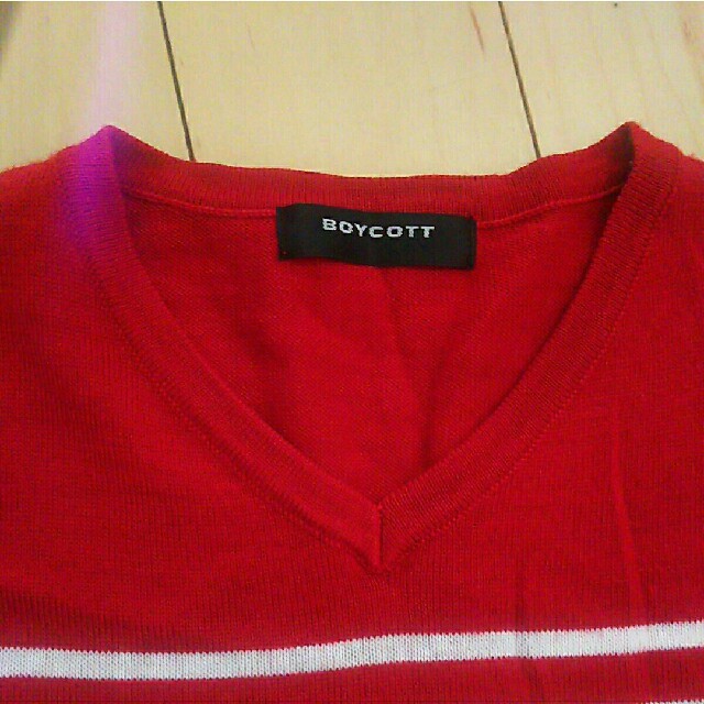 BOYCOTT(ボイコット)の★美品 BOYCOTT カットソー メンズのトップス(ニット/セーター)の商品写真