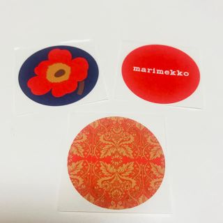 マリメッコ(marimekko)のFinlandフィンランド🇫🇮marimekkoのステッカー3枚！(しおり/ステッカー)