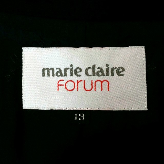 Marie Claire(マリクレール)のmarie claire　マリクレール　ブラックフォーマル3点セット　13号 レディースのフォーマル/ドレス(礼服/喪服)の商品写真