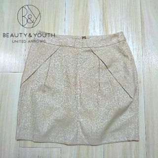 ビューティアンドユースユナイテッドアローズ(BEAUTY&YOUTH UNITED ARROWS)の♥BEAUTY&YOUTH♥アラベスク柄スカート♥(ミニスカート)