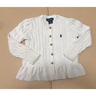 ラルフローレン(Ralph Lauren)のラルフローレン カーディガン サイズ100 へプラムライン(カーディガン)