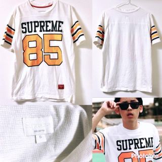 Supreme フットボール シャツ M メッシュ 正規品 メンズ Tシャツ