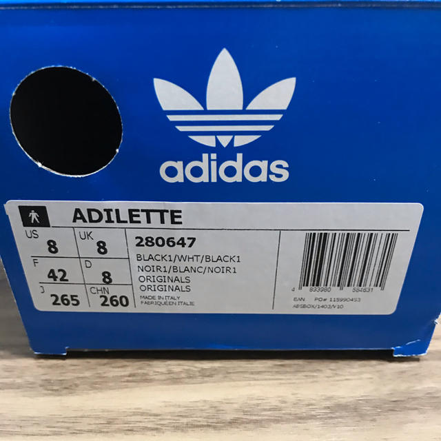 adidas(アディダス)の【26.5】adidas originals adilette メンズの靴/シューズ(サンダル)の商品写真