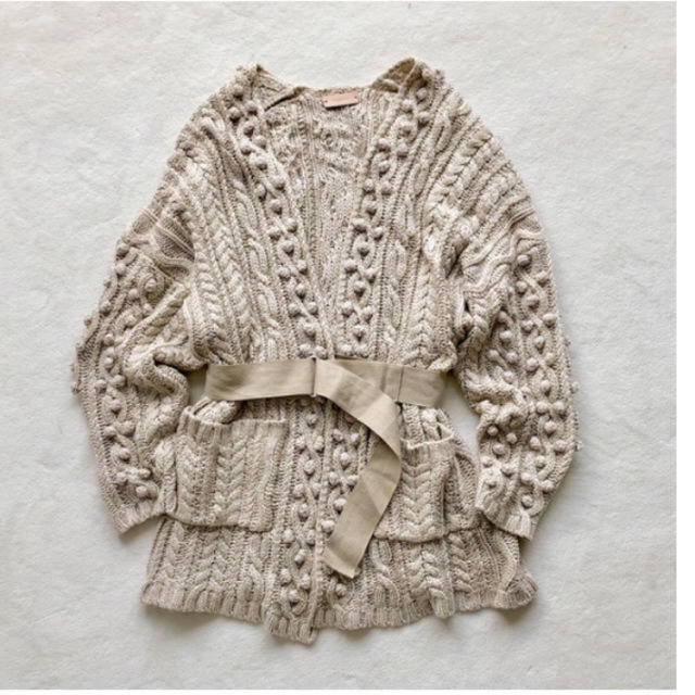 todayful Aran Knit Cardigan アラン