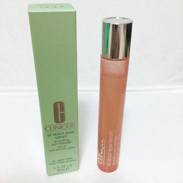 CLINIQUE(クリニーク)の新品未使用 CLINIQUE オールアバウトアイセラム 15ml 残り１点 コスメ/美容のスキンケア/基礎化粧品(アイケア/アイクリーム)の商品写真