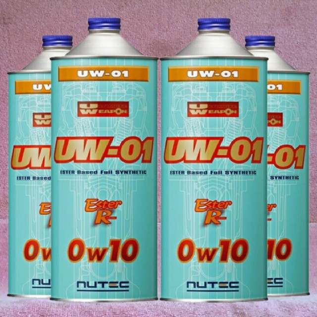 新品本物  NUTEC UW-01 0w10「究極のハイパフォーマンスエンジンオイル」4L メンテナンス用品
