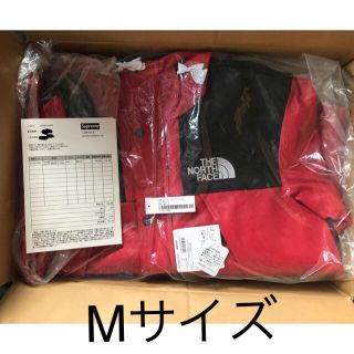 シュプリーム(Supreme)のSupreme  Leather Mountan Parka　赤 M(マウンテンパーカー)