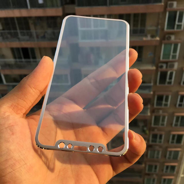 iPhone(アイフォーン)のiPhone Xガラスフィルム スマホ/家電/カメラのスマホアクセサリー(保護フィルム)の商品写真