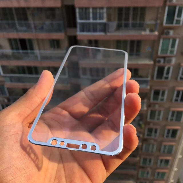 iPhone(アイフォーン)のiPhone Xガラスフィルム スマホ/家電/カメラのスマホアクセサリー(保護フィルム)の商品写真