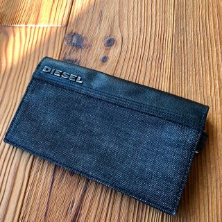 ディーゼル(DIESEL)のお値下げ！！！美品☺︎DIESELブラックデニム長財布☆(長財布)