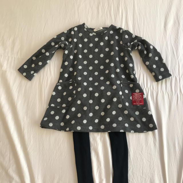 NEEDLE WORK SOON(ニードルワークスーン)のNEEDLE WORKS 110 ワンピース チュニック キッズ/ベビー/マタニティのキッズ服女の子用(90cm~)(ワンピース)の商品写真