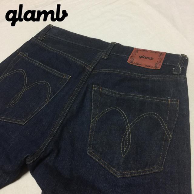 glamb(グラム)の濃紺 美品 glamb グラム サイズ2約80cm メンズのパンツ(デニム/ジーンズ)の商品写真