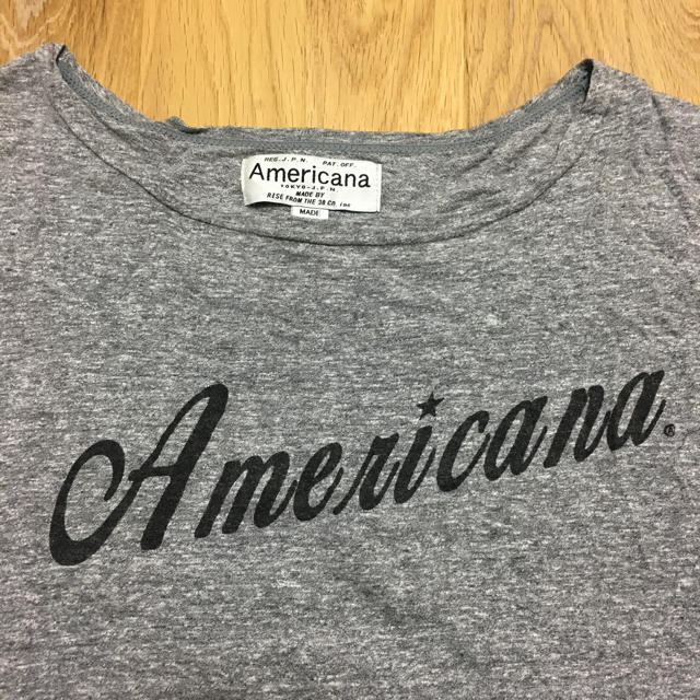 AMERICANA(アメリカーナ)の【れい様専用】Americana ロングTシャツ レディースのトップス(Tシャツ(長袖/七分))の商品写真