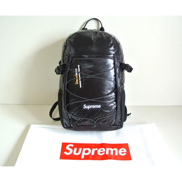 ☆安心の定価販売☆】 17FW Supreme Back Pack 黒 シュプリーム バック