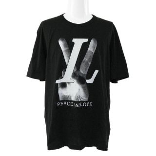 ルイヴィトン(LOUIS VUITTON)の18SS 美品 ルイ・ヴィトン 半袖･PEACE AND LOVE(Tシャツ/カットソー(半袖/袖なし))