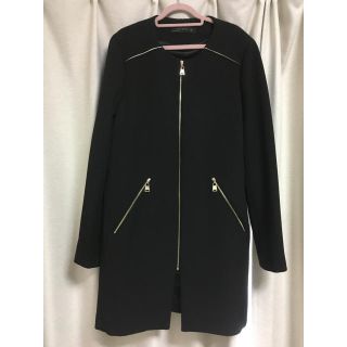 ザラ(ZARA)のZARA ノーカラーコート(チェスターコート)