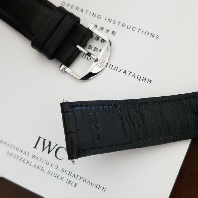 IWC(インターナショナルウォッチカンパニー)のIWC ポートフィノ黒ブラック40★IW356502 内外箱 説明書おまけベルト メンズの時計(腕時計(アナログ))の商品写真