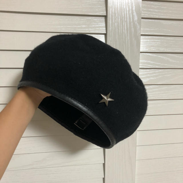 moussy(マウジー)のベレー帽 【黒】 レディースの帽子(ハンチング/ベレー帽)の商品写真