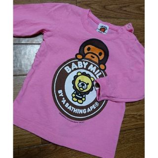 アベイシングエイプ(A BATHING APE)のエイプキッズ  ロンT(Ｔシャツ)