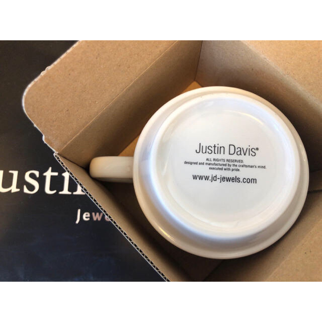 Justin Davis(ジャスティンデイビス)の☆ノベルティ☆【JUSTIN DAVIS】  オリジナル マグカップ  エンタメ/ホビーのコレクション(ノベルティグッズ)の商品写真