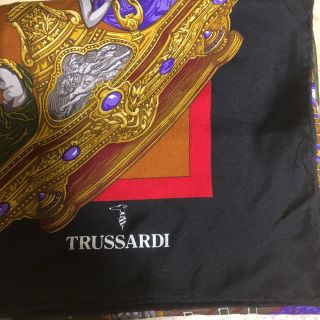 トラサルディ(Trussardi)のトラサルディ大判シルクスカーフ(バンダナ/スカーフ)